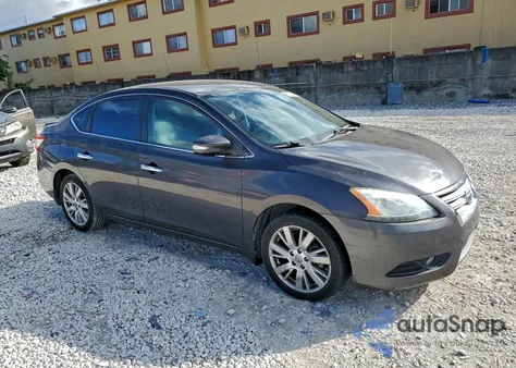 2013 Nissan Sentra S из США, поврежденный, VIN 3N1AB7AP5DL702748